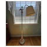 China Floor Lamp with Floral Base, 54 Inches