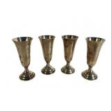 4 Randahl Sterling Silver Small Cups
