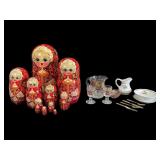 American Girl Doll Dish Sets & Nesting Dolls