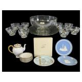 Punchbowl Set, Wedgwood Plates, Williams-Son.