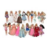 Large Grouping of Barbie Dolls