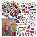 Large Lot Barbie Access, Toys, Book Assortment