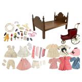 American Girl Doll Bed with Accessories