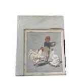 Original Acrylic Edwin Magargee Artwork