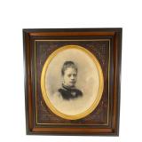 Victorian Woman Carbon Print by Cowee 1878