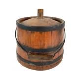 Primitive Turn Off Barrel Court Jug with Cork