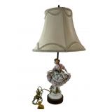 Porcelain Dancing Woman Table Lamp