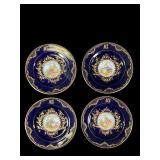 Dresden Four Piece Victorian Plate Set