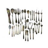 Silverplate and Sterling Flatware Lot