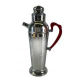 Vintage Stainless Chrome Cocktail Shaker 14' x 8'