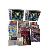 Nintendo Game Boy and Game Lot w/ Boxes