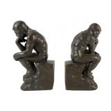 Rodin The Thinking Man Bronze Bookends