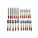 Sharpcutter Cutlery Set Bakelite Handles, 23 Piece