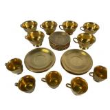 Pickard China 23 Piece Golden Porcelain Set