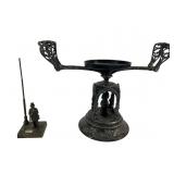 Rogers Triple Plate 4421 and Bronze Fireman