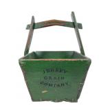 Primitive Jersey Grain Company Wooden Grain Bin