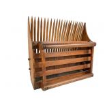 Primitive Wooden Cranberry Scoop Rake
