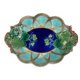 Wedgwood Majolica Grape Vine Handled Dish