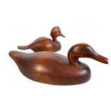 Hand Carved Wooden Ducks