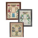 3 Pennsylvania German Fraktur Certificates