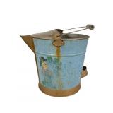 Vintage Painted Watering Bucket