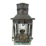Vintage Viking Brass Ship Lantern