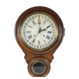 Lovell Mfg. Co. Meridian Antique Calendar Clock