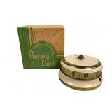 Lux Rotary Mystery Tape Measure Desk Clock