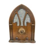 Art Deco Belrad Bel Rad Cathedral Tube Radio