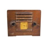 Emerson 1930s Tube Radio Wood Case 9.75" x 5.