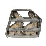 Vintage Hinged Double Rabbit Chocolate Mold