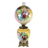 Antique Hand Painted Gone With the Wind Lamp