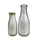 2 Howertown PA Dairy Milk Bottles