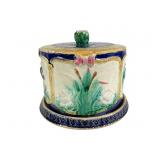 Majolica Cheese Dome with Crazing