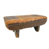 Primitive Antique Wooden Foot Stool