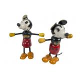 1930s Mickey and Minnie Mouse Fun-E-Flex Wood