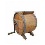 Primitive Wooden Butter Churn with Iron Handle