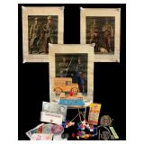 Mid-20th Century Americana Toy, Civil War Buttons