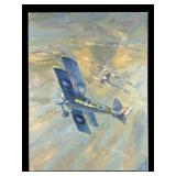 WWI Sopwith Camel Dogfight Oil by O