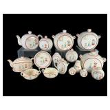 1930s Japanese Art Deco "Posey Shop" Tea Set