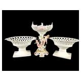 E&A Muller Porcelain Compote & Console Bowls