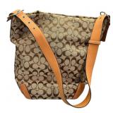 Coach Duffle 6083 Signature Jacquard Hobo