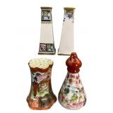 Hand Painted Nippon and Asian Style Holders