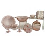Pink Depression Glass Pieces