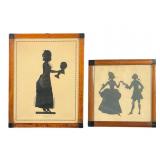 Vintage Framed Silhouettes
