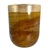 Don Gonzalez Signed Jupiter Art Glass Vase