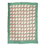Vintage Hand Stitched Floral Quilt