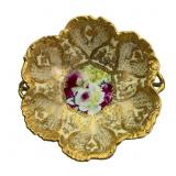 Hand Painted Heavy Gilt Nippon Bowl