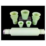 Jadeite Vases, Pots, and Pin