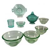 Uranium and Green Glass Collection Set